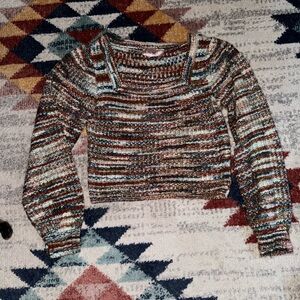 Multicolor Knit Women's Sweater